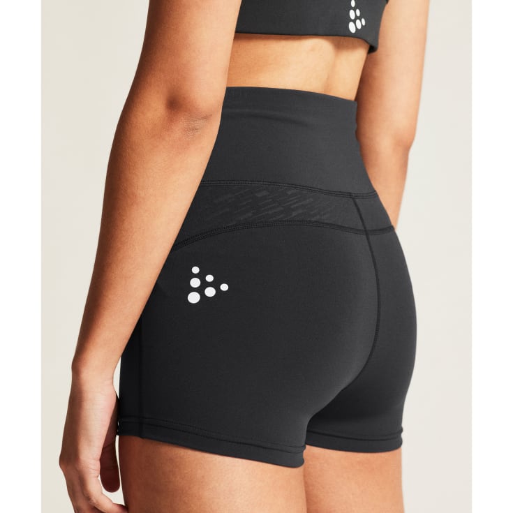 Craft Rush 2.3 dame hot pant, Black, L