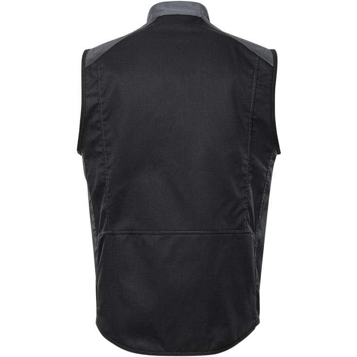 Fristads arbejdsvest 5555 STFP, Sort/Grå, L