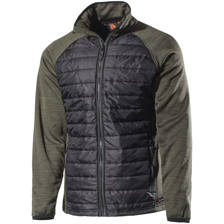 L.Brador hybridjakke 6090P, Sort/Grøn, 2XL