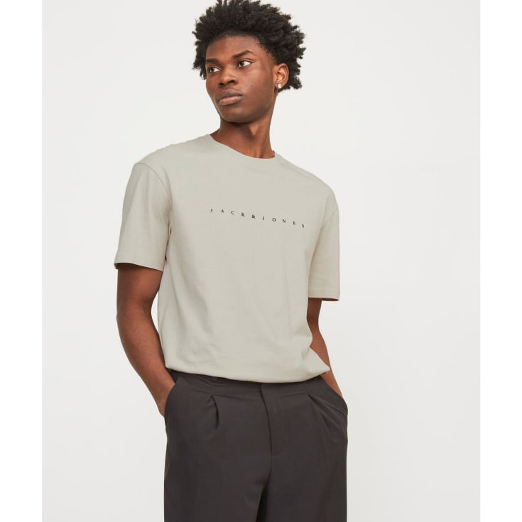 Jack & Jones JJESTAR T-shirt, Moonbeam, 2XL