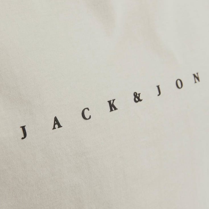 Jack & Jones JJESTAR T-shirt, Moonbeam, 2XL