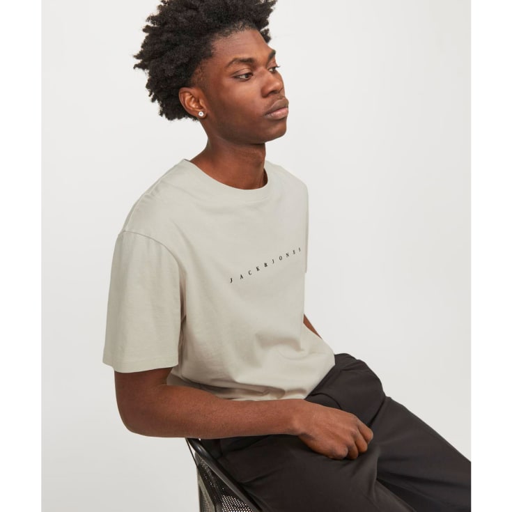 Jack & Jones JJESTAR T-shirt, Moonbeam, 2XL