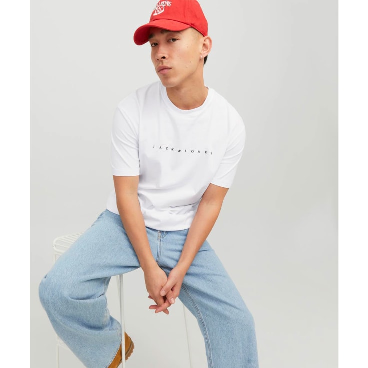 Jack & Jones JJESTAR T-shirt, White, 2XL