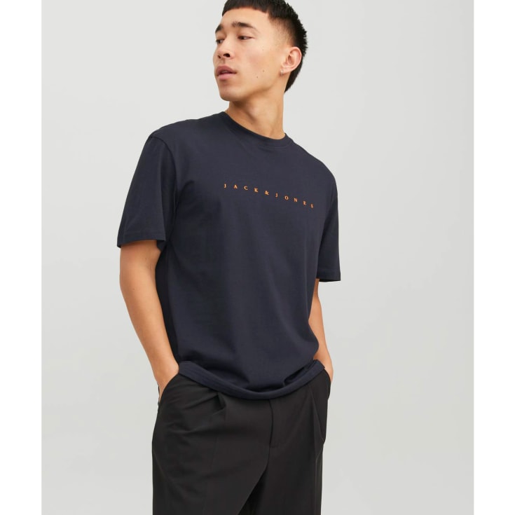 Jack & Jones JJESTAR T-shirt, Dark navy, 2XL