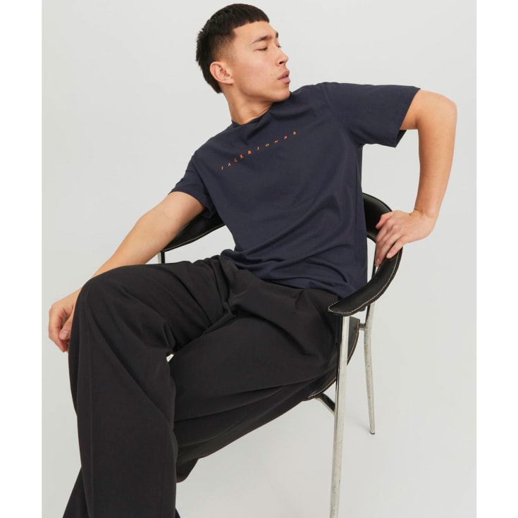 Jack & Jones JJESTAR T-shirt, Dark navy, 2XL