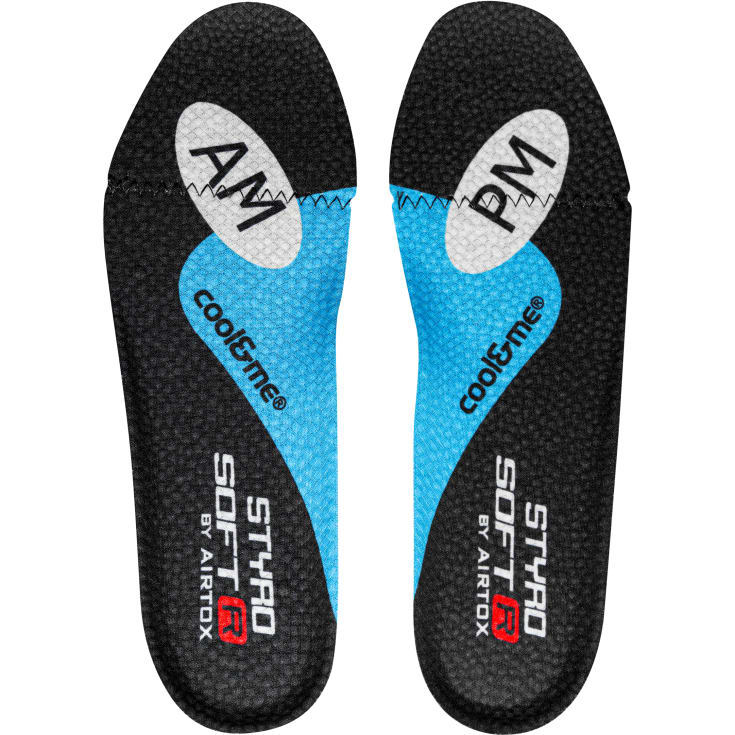 Airtox 10 StyroSoft® basic indlægssåler, Sort/Blå, 44