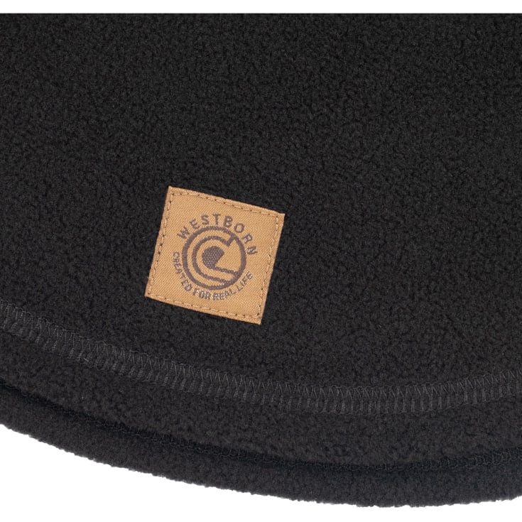 Westborn fleece halsedisse, Black, ONESIZE