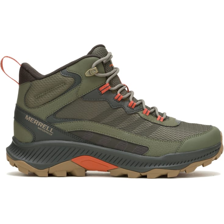 Merrell Speed Strike 2 Mid WP vandrestøvletter, Olive, 47