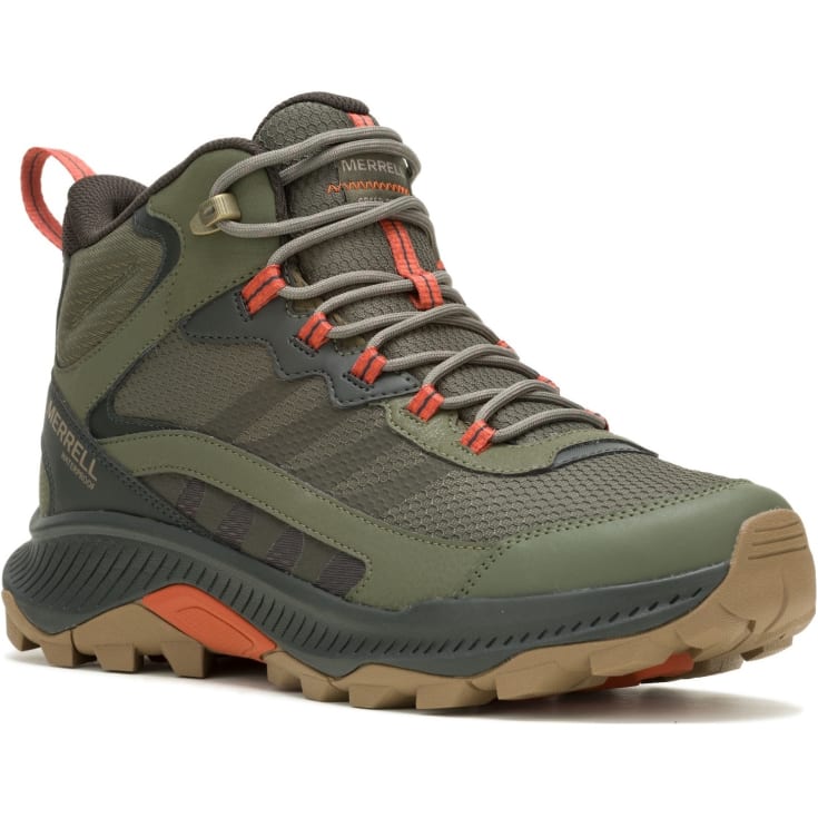 Merrell Speed Strike 2 Mid WP vandrestøvletter, Olive, 47