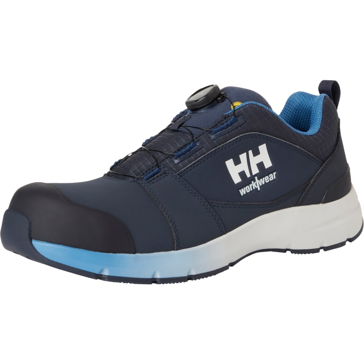 Helly Hansen Manchester MXR LOW BOA sikkerhedssko S3S, Navy/Stone blue, 42