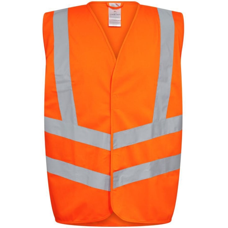 Engel Safety vest, Hi-vis Orange, XL/2XL