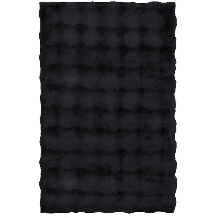 Kleine Wolke Cloud badrumsmatta, 60x90 cm, svart