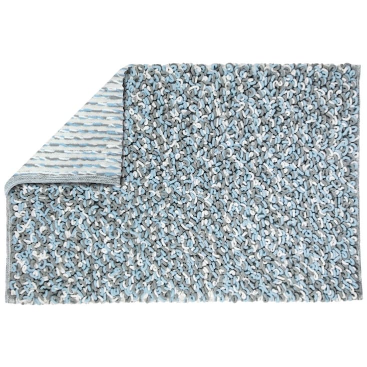 Kleine Wolke Sling badrumsmatta, 60x90 cm, blå/grå