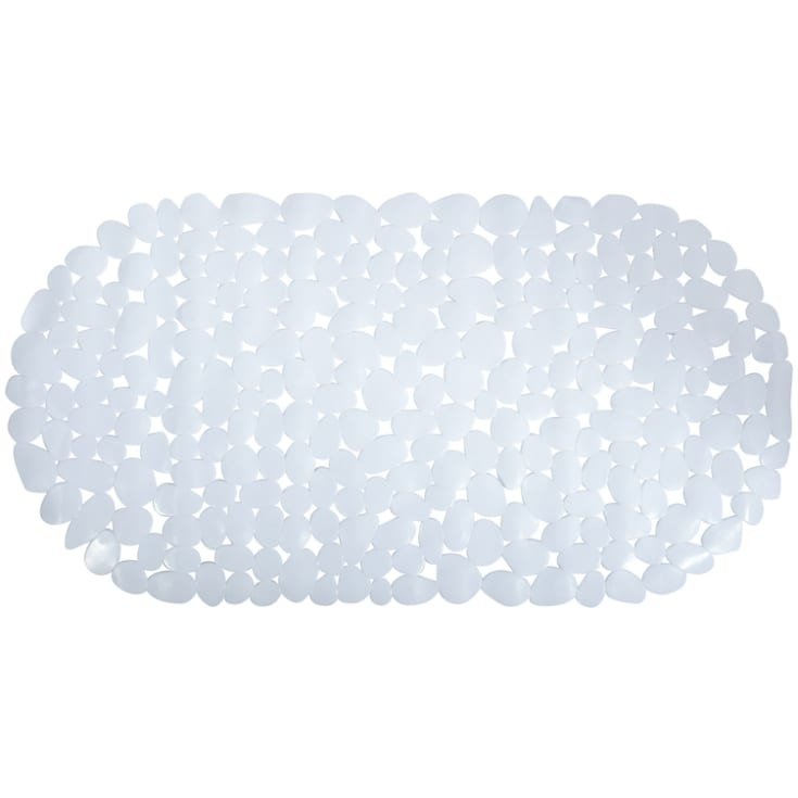 Spirella Galets baderomsmatte, 68x35 cm, hvit
