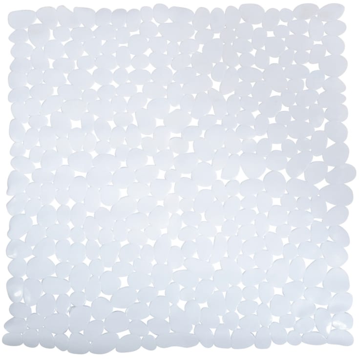 Spirella Galets baderomsmatte, 53x53 cm, hvit