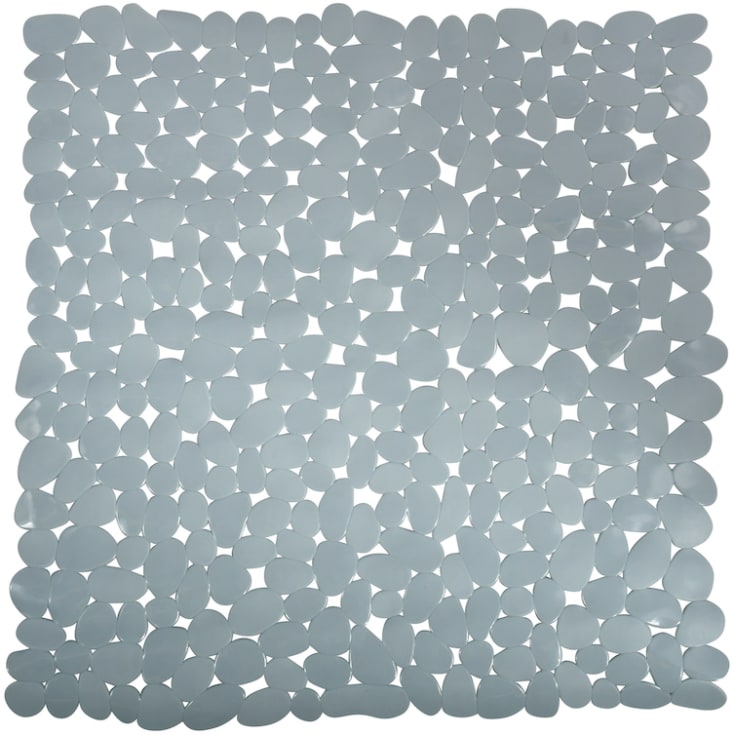 Spirella Galets baderomsmatte, 53x53 cm, grå