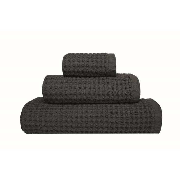 Sorema Favo håndkle, 55x100 cm, svart