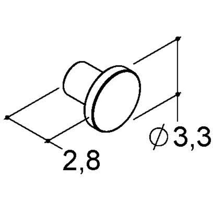 Dansani Natura greb, Ø33 mm, eg