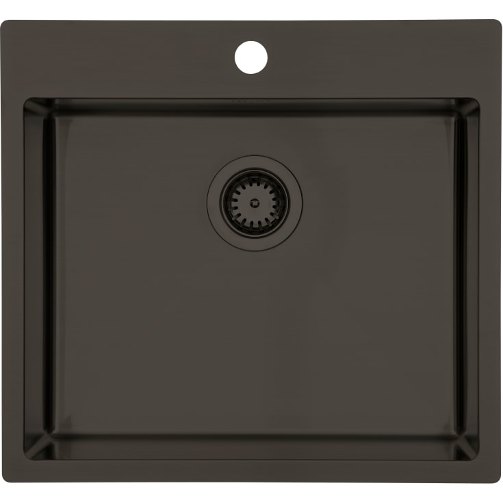 Lavabo Kubus 540 Soft diskbänk, 54x50 cm, mörk brons