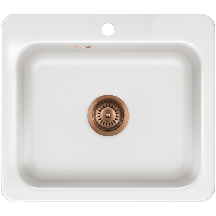 Lavabo Juna 57 diskbänk, 57,5x51 cm, vit