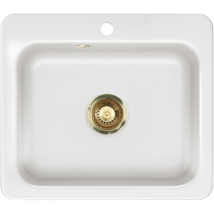 Lavabo Juna 57 køkkenvask, 57,5x51 cm, hvid