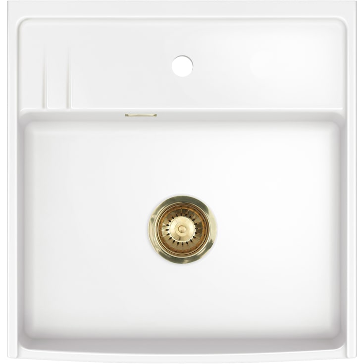Lavabo Kentro 60 diskbänk, 59,5x61,8 cm, vit