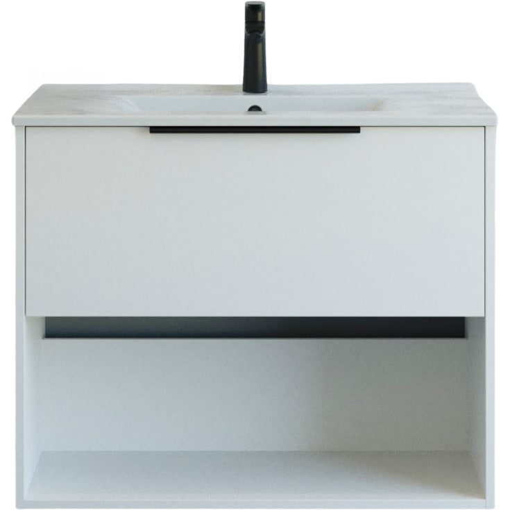 Dansani Mido+ Classic møbelpakke, 81x44 cm, matt hvit