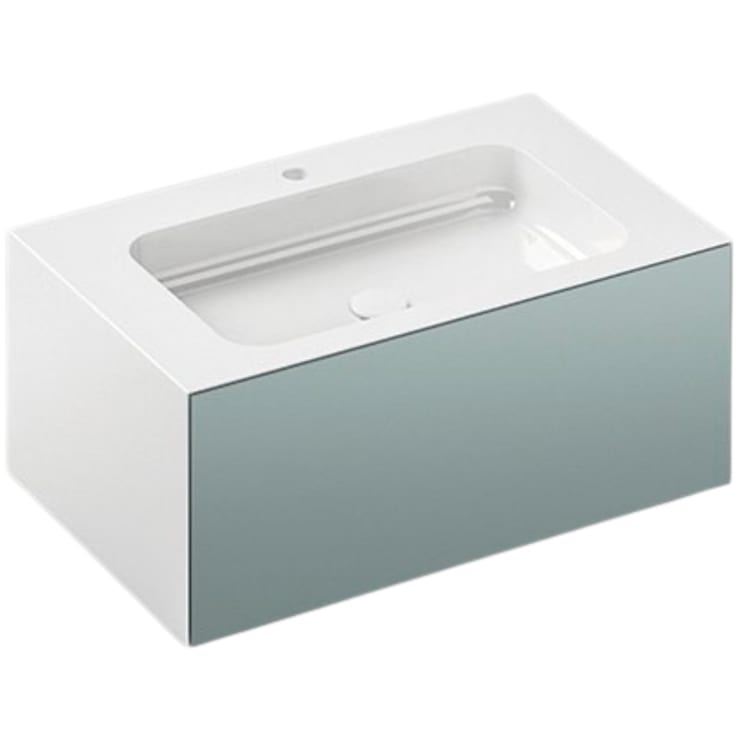 Alape WP Folio 1 møbelpakke, 80,4x50 cm, grå