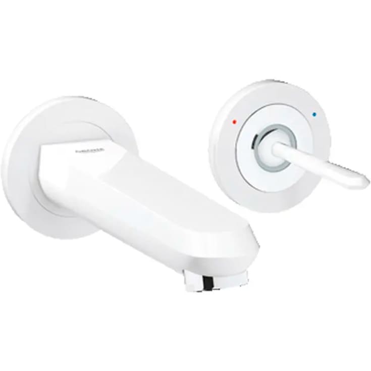 Eurodisc Joy servantbatteri, 230 mm tut, for innbygging, hvit