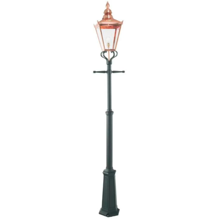 Norlys Chelsea 951 stolpelampe, LED max 11W, E27, IP44, kobber