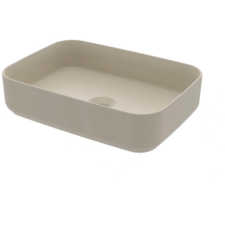 Svedbergs Myre toppmontert servant, 50x36 cm, uten blanderhull, latte