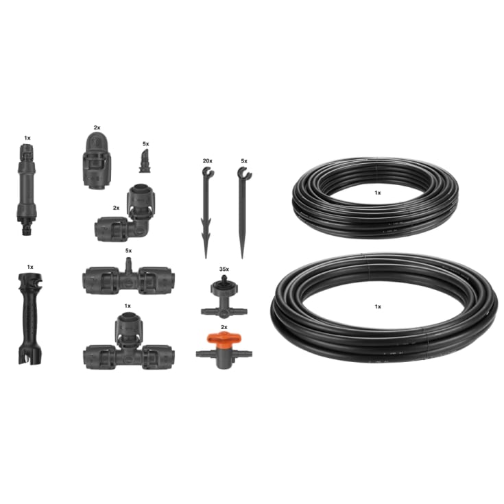 Gardena Micro-Drip odlingsbäddsset för 35 plantor