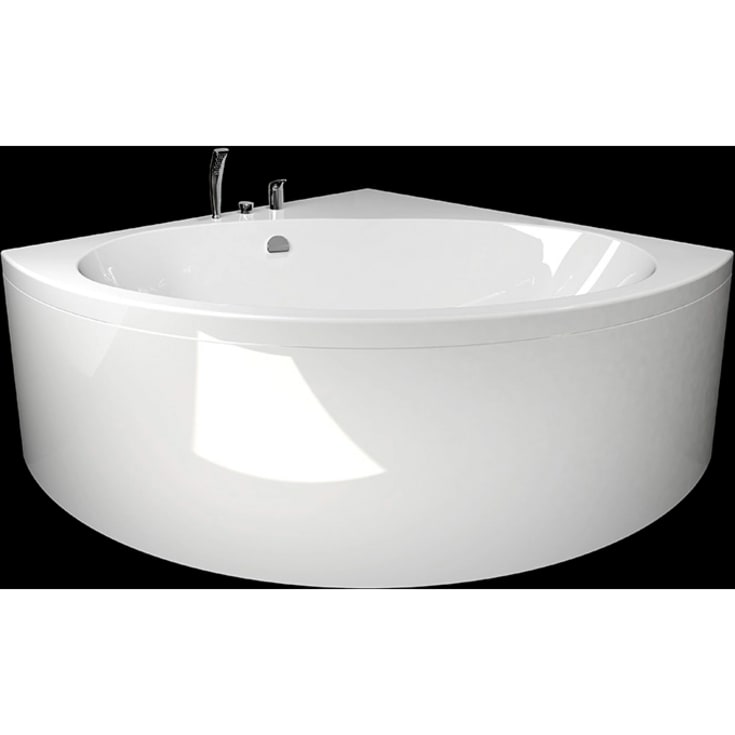 Westerbergs Norden 140C badekar, hjørne, 1400x1400 mm, akryl, hvit