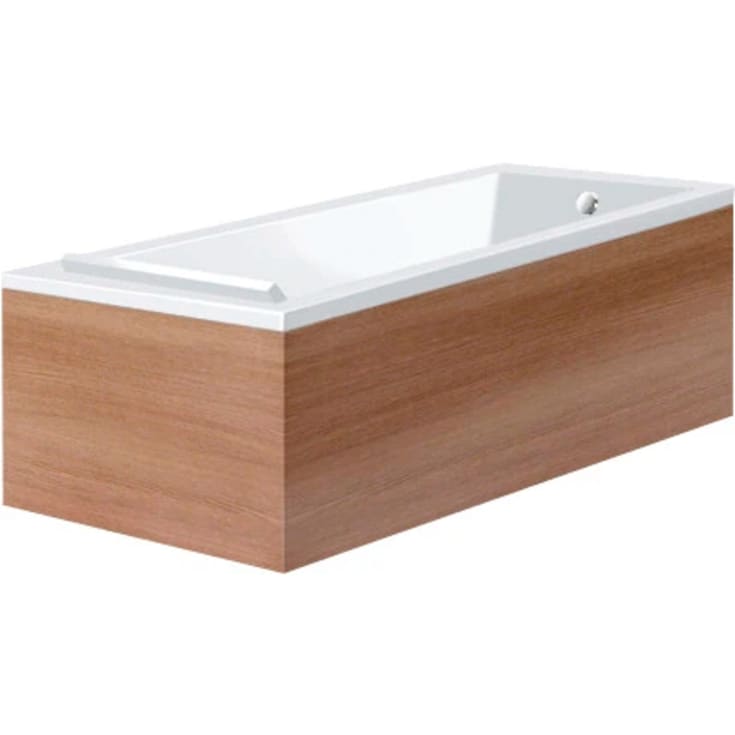 Duravit møbelpanel til badekar, 180x80 cm, for 3 sider, middelhavs eik