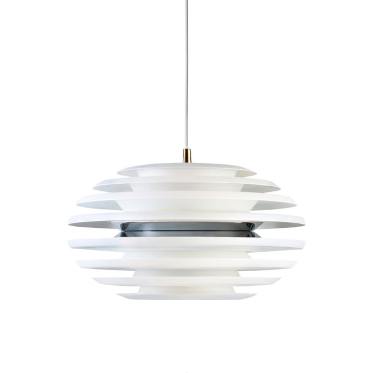 Belid taklampe Ellipse pendel, hvit/krom
