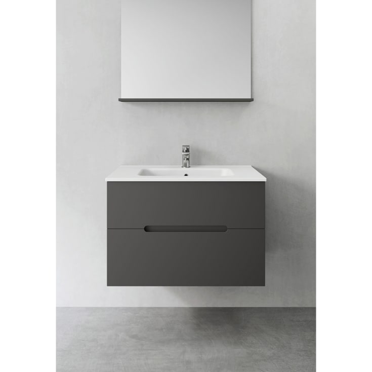 Hafa Nye Sun servantskap, 80x45.3 cm, antrasittgrå