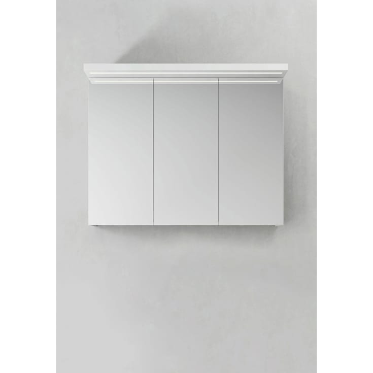 Hafa Store 900 speilskap, 90x73 cm, hvit