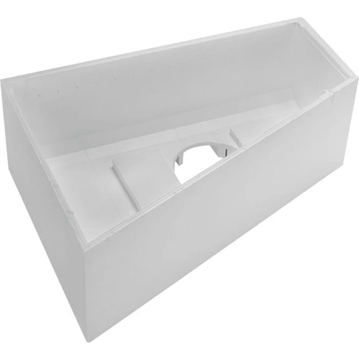 Duravit No.1 monteringskasse til badekar, 157x82 cm, polystyren, hvit