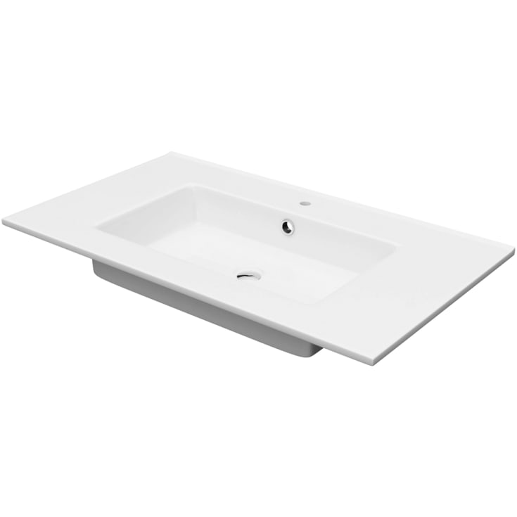 Linn Bad Freya 80 møbelservant, 81x46 cm, hvit