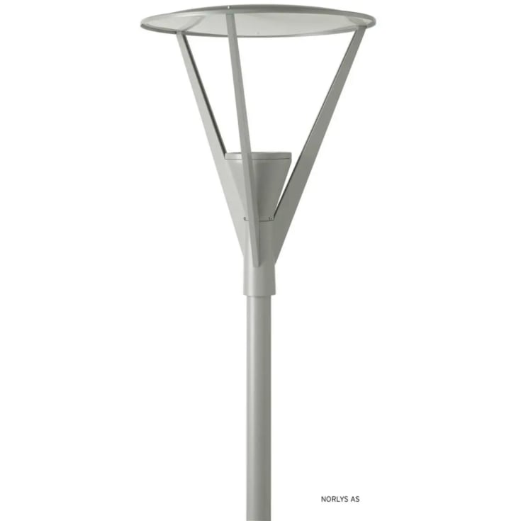 Norlys Nice 777 stolpelampe, 38W, LED, IP65, aluminium