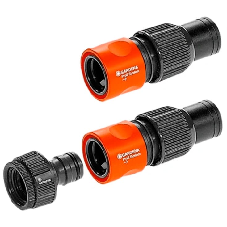Gardena Profi tilkoblingssett, høy vannkapasitet, 19 mm