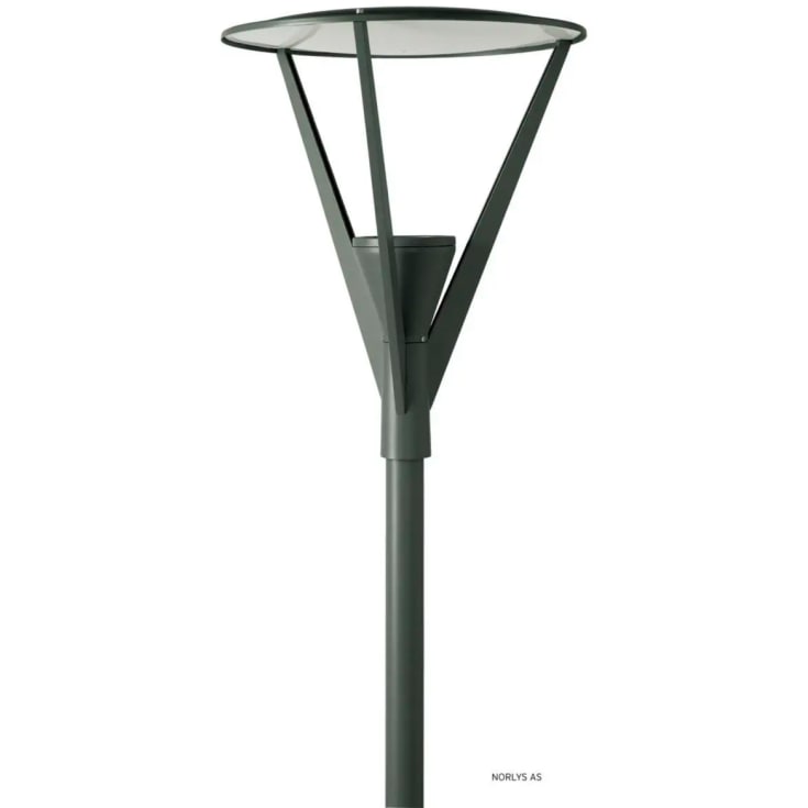Norlys Nice 777 stolpelampe, 38W, LED, IP65, grafitt