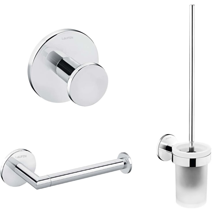 Laufen Cana toiletbørste, krom