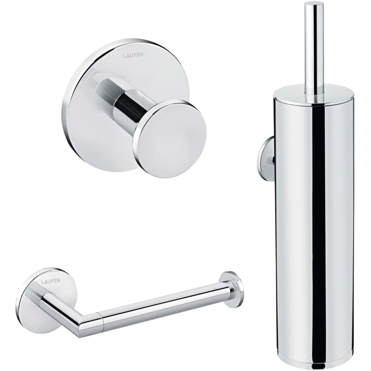 Laufen Cana badeværelsestilbehør pakke, krom