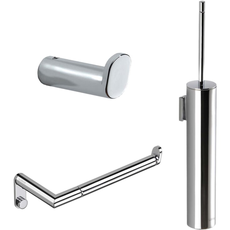 Laufen Hali badeværelsestilbehør pakke, krom