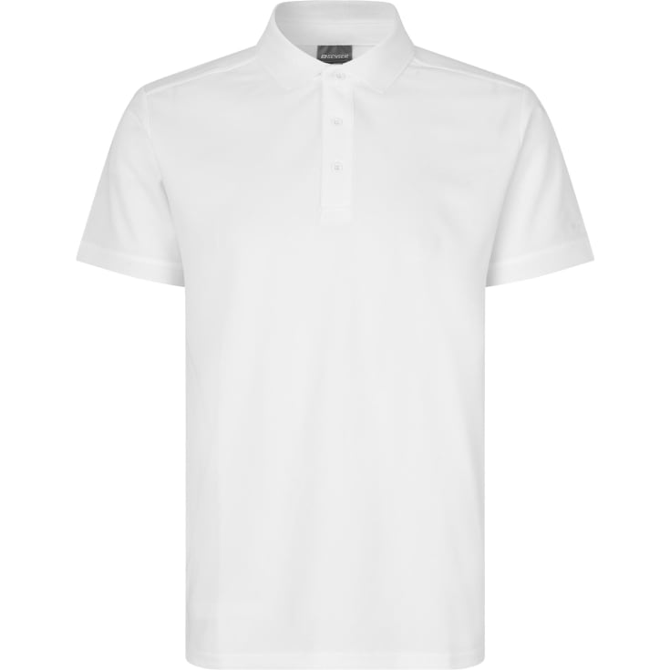 GEYSER funktionel polo T-shirt, Hvid, 3XL