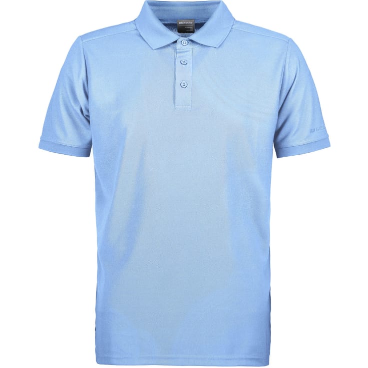 GEYSER funktionel polo T-shirt, Lys Blå, S