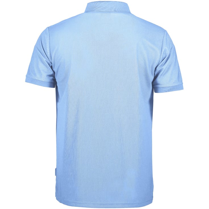 GEYSER funktionel polo T-shirt, Lys Blå, S