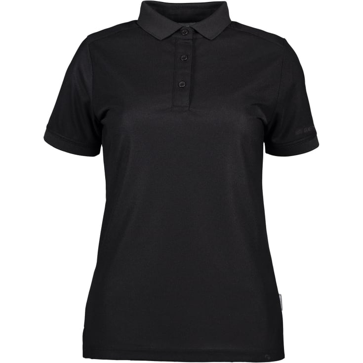GEYSER funktionel dame polo T-shirt, Sort, L