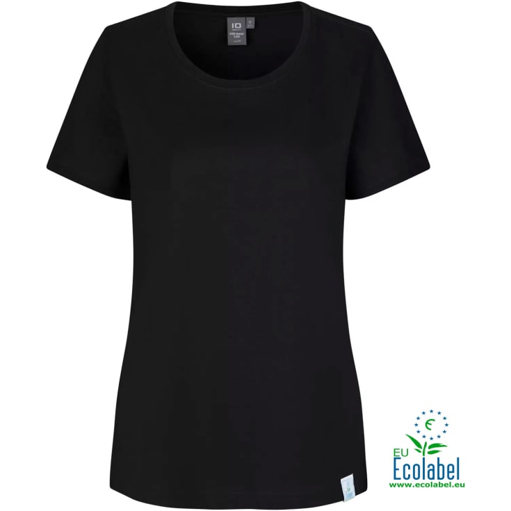 ID PRO wear CARE dame T-shirt med rund hals, Sort, 2XL